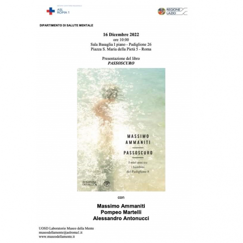 16 dicembre Presentazione del libro “Passoscuro” di Massimo Ammaniti al Santa Maria della Pietà