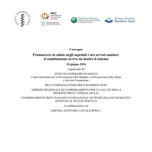 Promuovere la salute negli ospedali e nei servizi sanitari