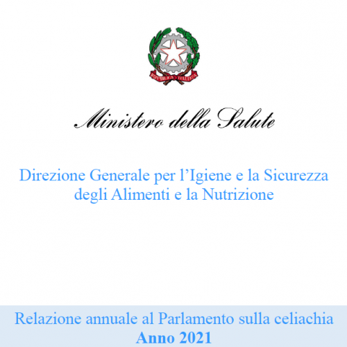 Relazione annuale al Parlamento sulla celiachia 2021 e dati della Regione Lazio