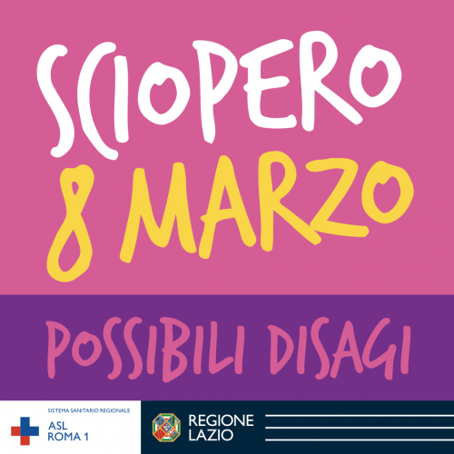 8 marzo Sciopero generale regionale, possibili disagi ai servizi CUP e sportello
