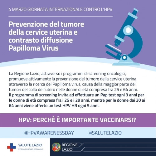 Salute Lazio Papilloma Virus_4