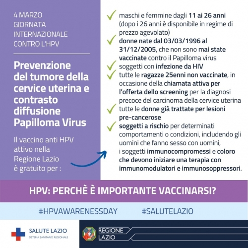 Salute Lazio Papilloma Virus_6