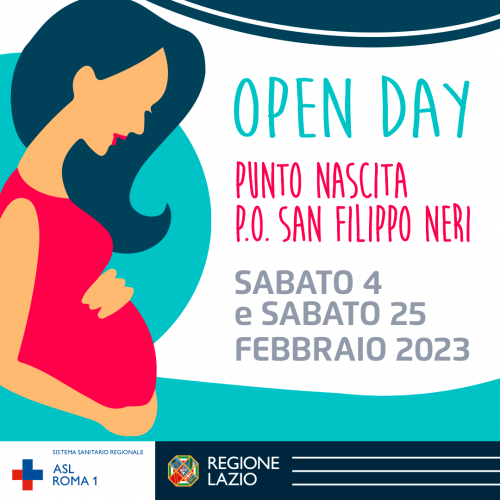 Open Day Punto Nascita all’Ospedale San Filippo Neri 4 e 25 febbraio