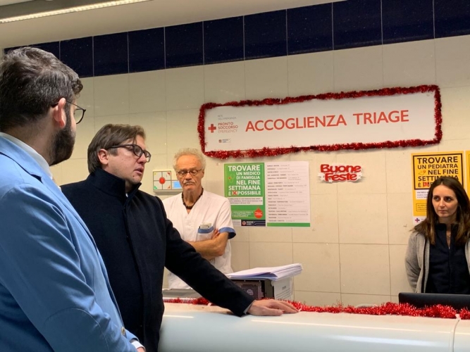 Viceministro della Salute Pierpaolo Sileri in visita al Santo Spirito 3