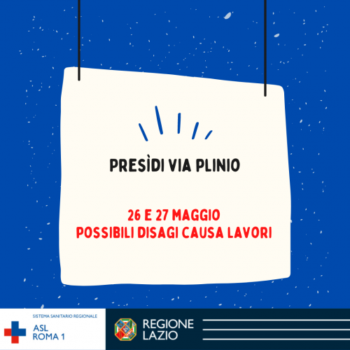 26-27 maggio Presìdi via Plinio, possibili disagi causa lavori