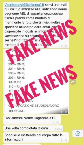 fake news vaccino covid