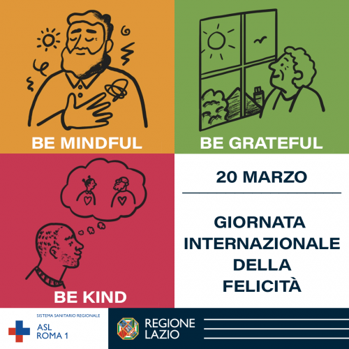 Mindful, Grateful, Kind: Giornata Internazionale della felicità 2023