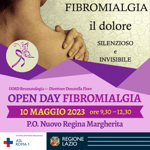 10 maggio Open Day Fibromialgia al Nuovo Regina Margherita