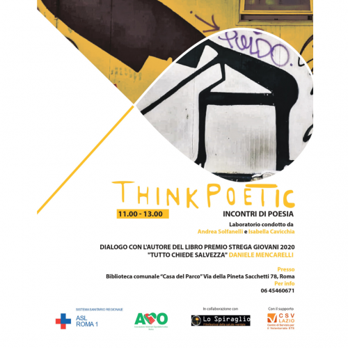 locandina Think Poetic, Incontri di poesia