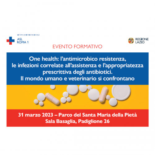 31 marzo Corso One Health: l’antimicrobico resistenza