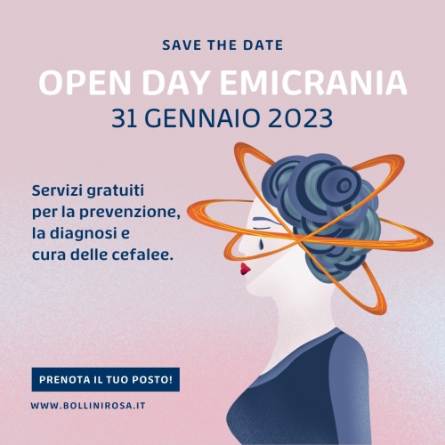 31 gennaio H-Open Day Emicrania - Visite, consulenze e screening sulle cefalee