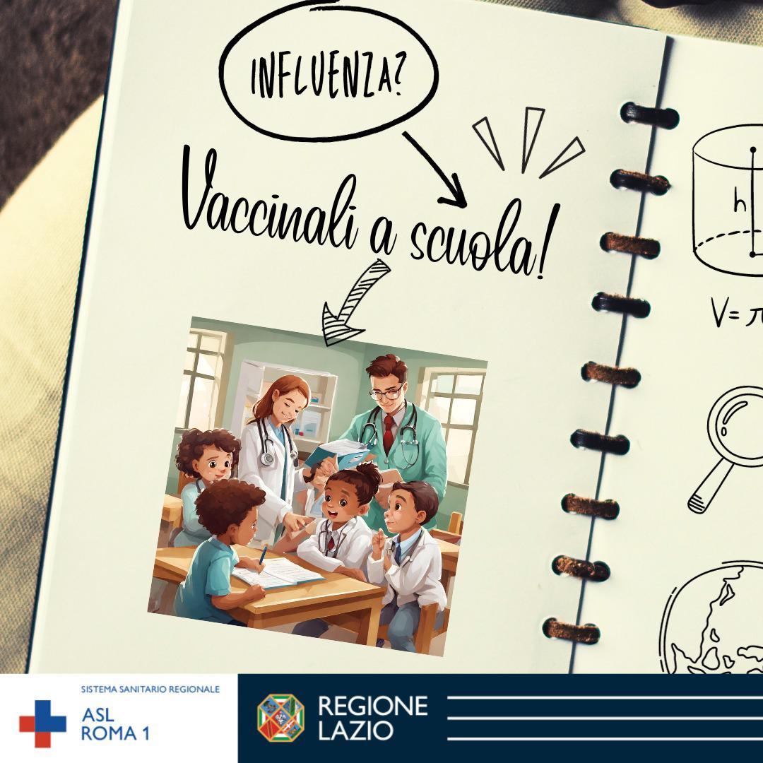 Al via la campagna di vaccinazione antinfluenzale "Vacciniamo nelle scuole dell'infanzia"