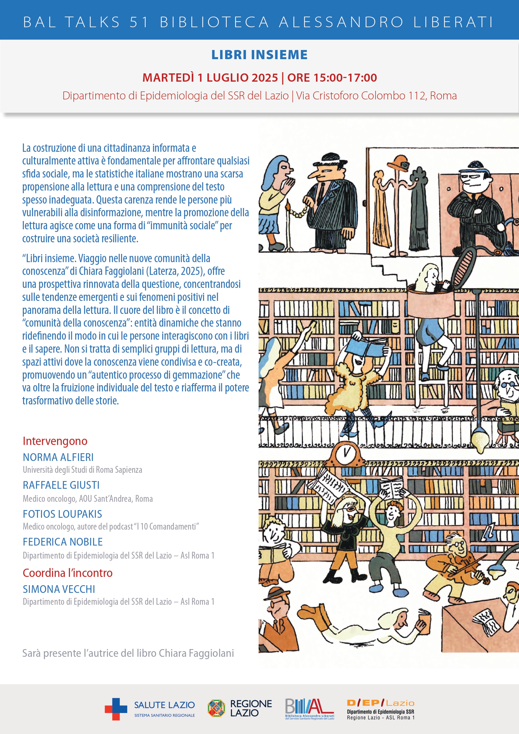 BAL Talks 51 – "Libri insieme. Viaggio nelle nuove comunità della conoscenza"