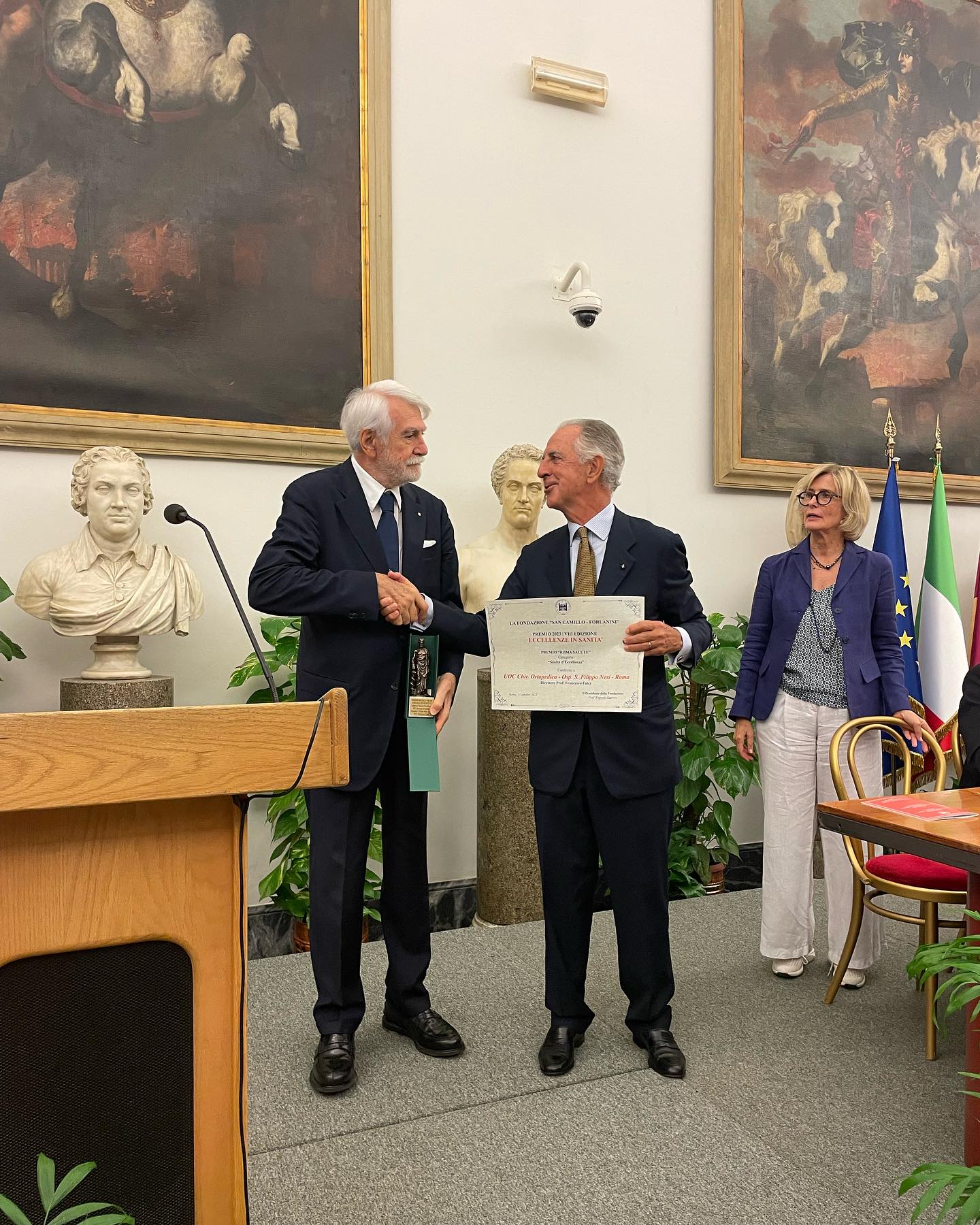 ASL Roma 1, Premio “Eccellenze in Sanità” 2023, all’Ortopedia e Traumatologia dell'Ospedale San Filippo Neri