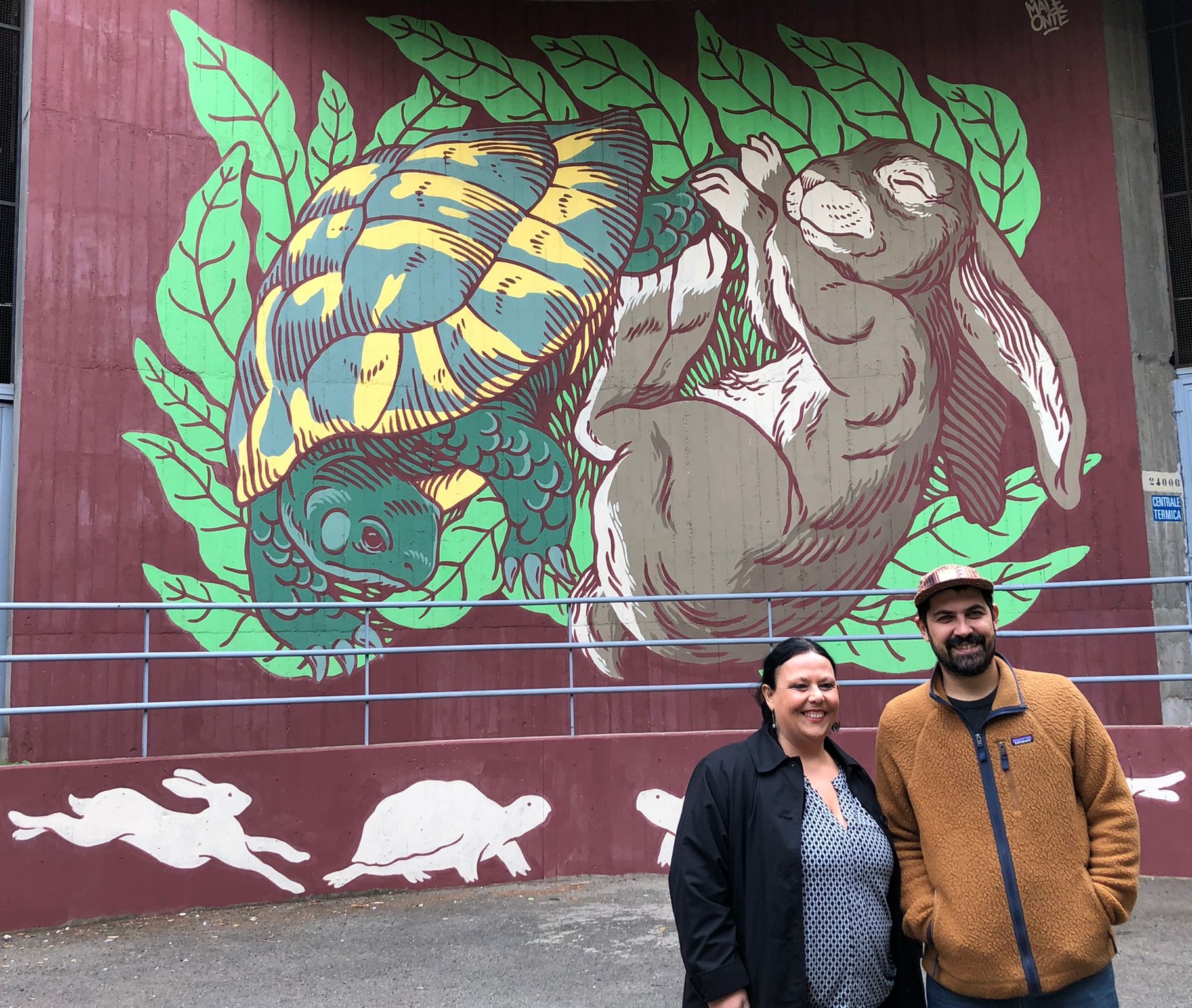 Lucamaleonte, per Another World crea La lepre e la tartaruga a via Dina Galli