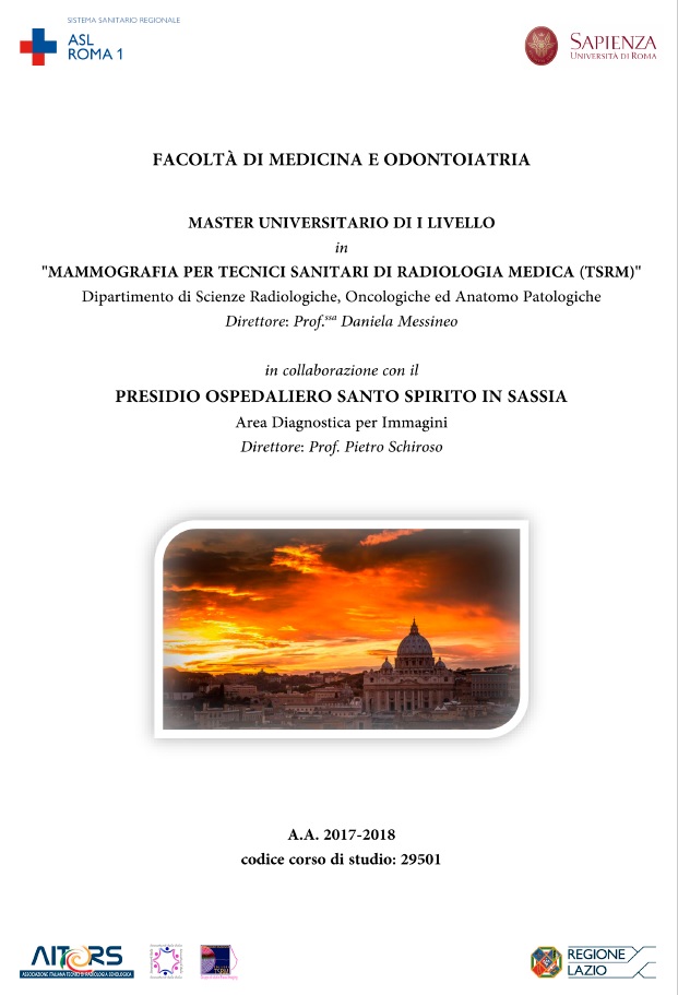 Presentazione Master Mammografia per tecnici sanitari di radiologia medica