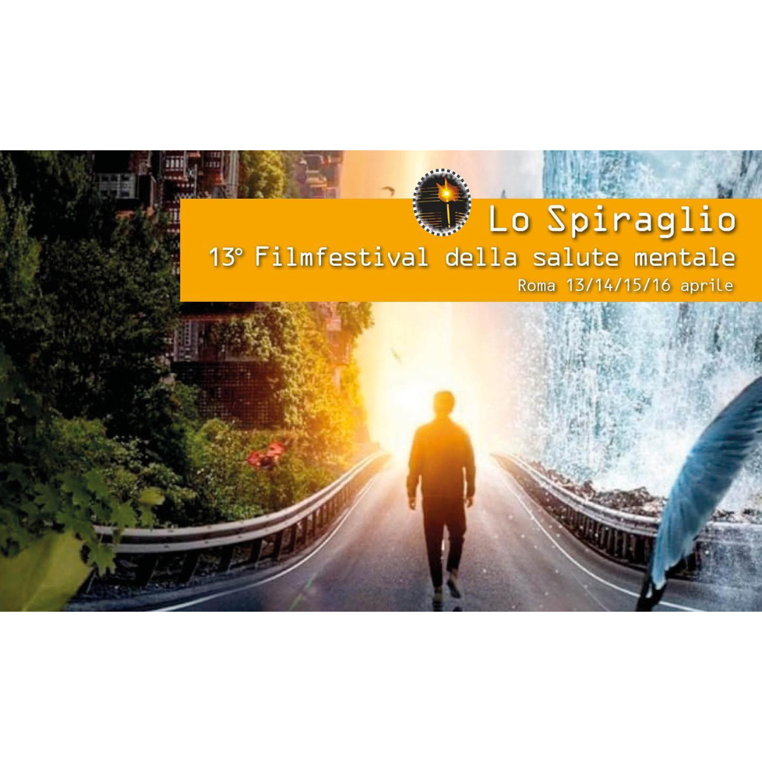 immagine lo spiraglio film festival 2023 con una persona che cammina in un paesaggio fantastico