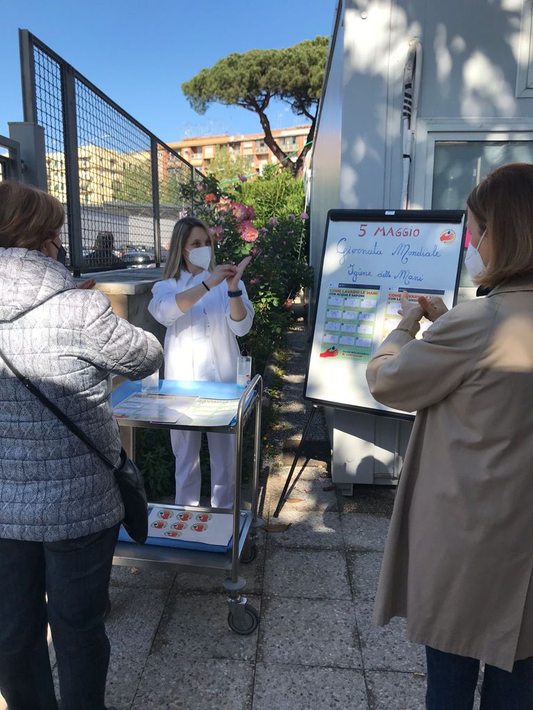 La Giornata Mondiale per l’igiene delle mani nei presidi della ASL Roma 1