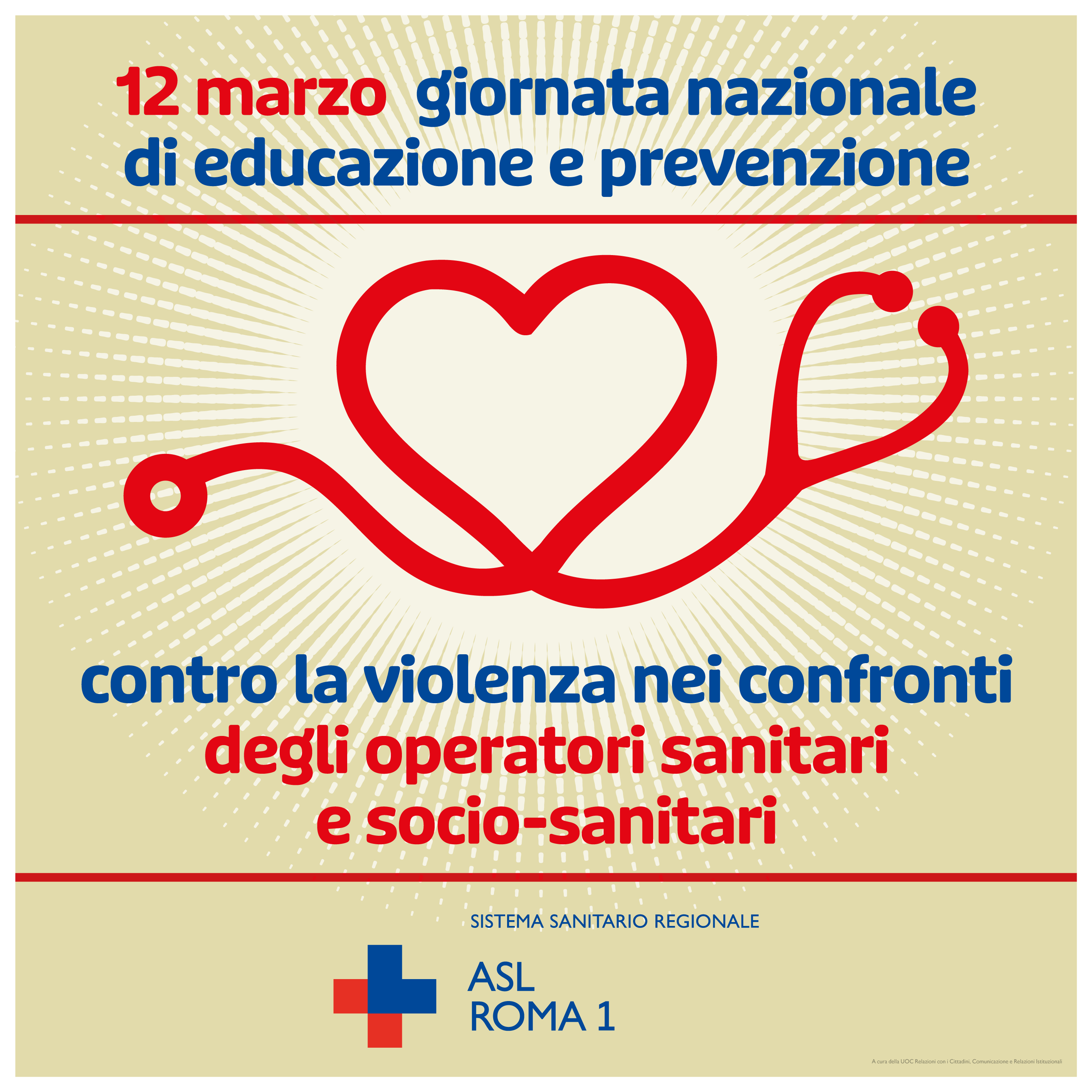 12 marzo Giornata contro la violenza sugli operatori sanitari e socio-sanitari