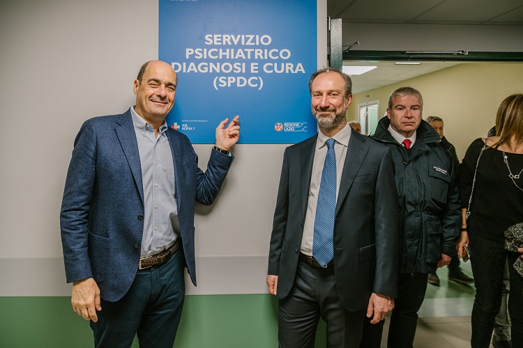 Nuovo reparto SPDC per il San Filippo Neri. Oltre 800 mq con qualità e comfort alberghiero e giardino terapeutico
