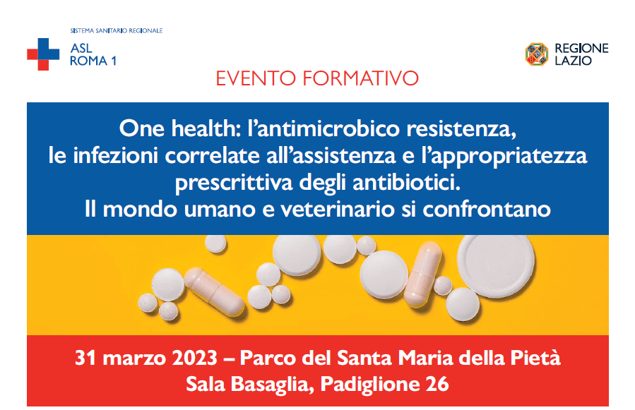 31 marzo Corso One Health: l’antimicrobico resistenza