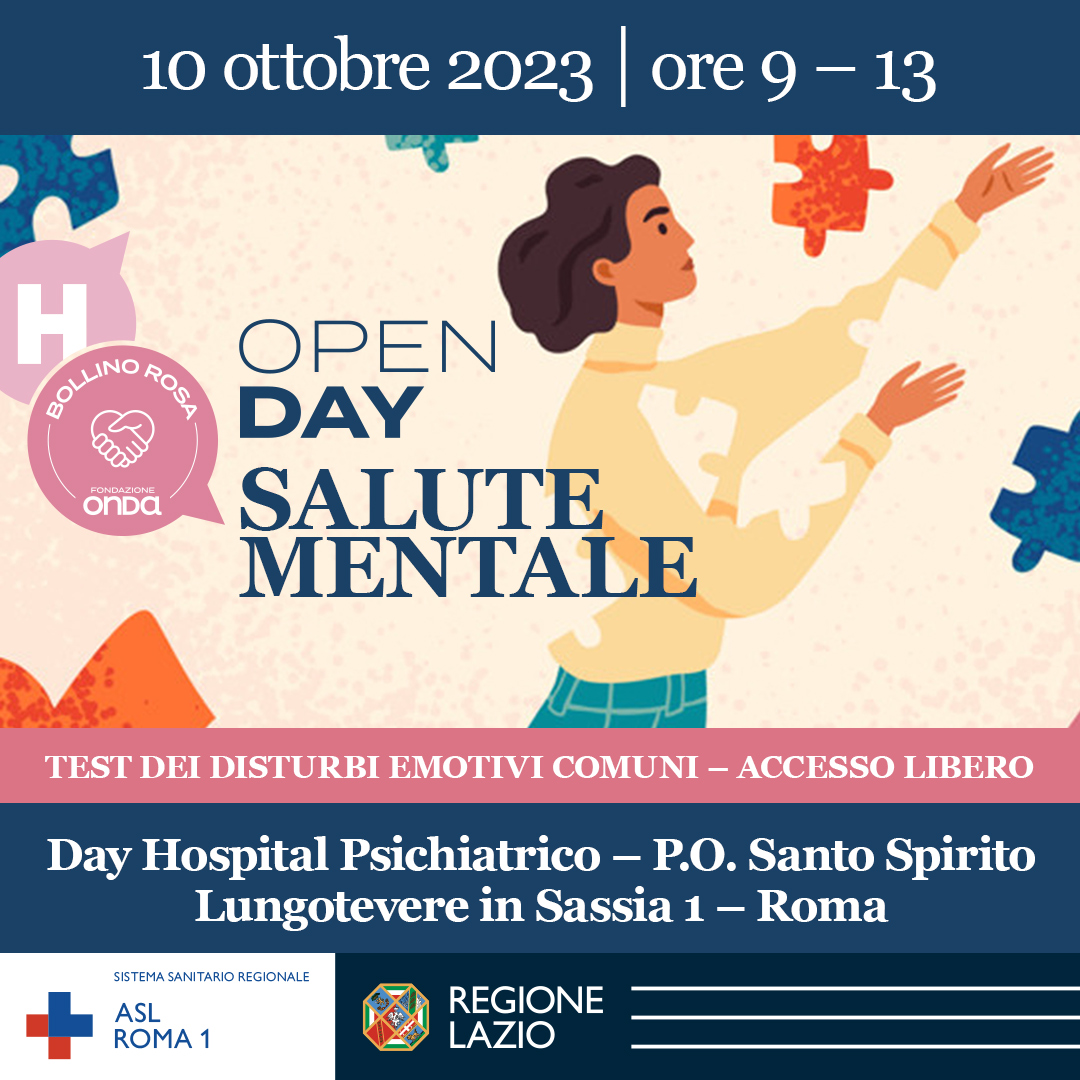10 ottobre Giornata Mondiale della Salute Mentale: (H)-Open Day al Santo Spirito