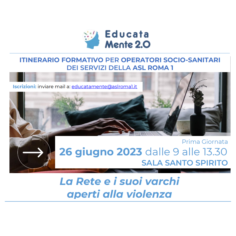 26 giugno Evento “Educatamente 2.0” al Santo Spirito in Sassia