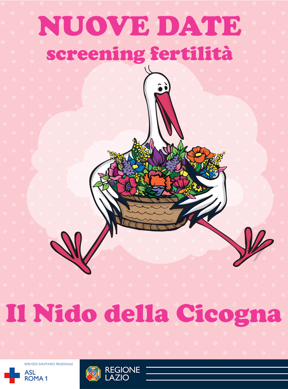 Nido della Cicogna, nuove date per lo screening fertilità