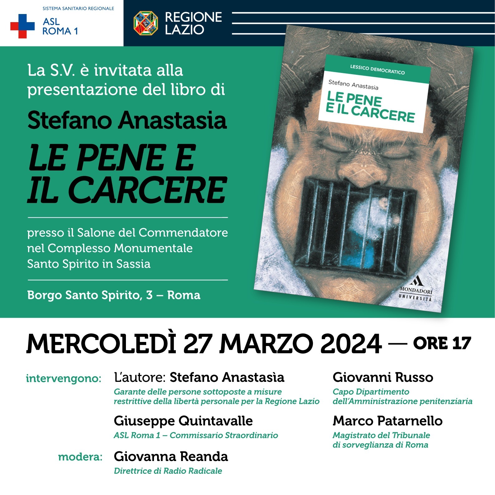 Presentazione "Le pene e il carcere", di Stefano Anastasia