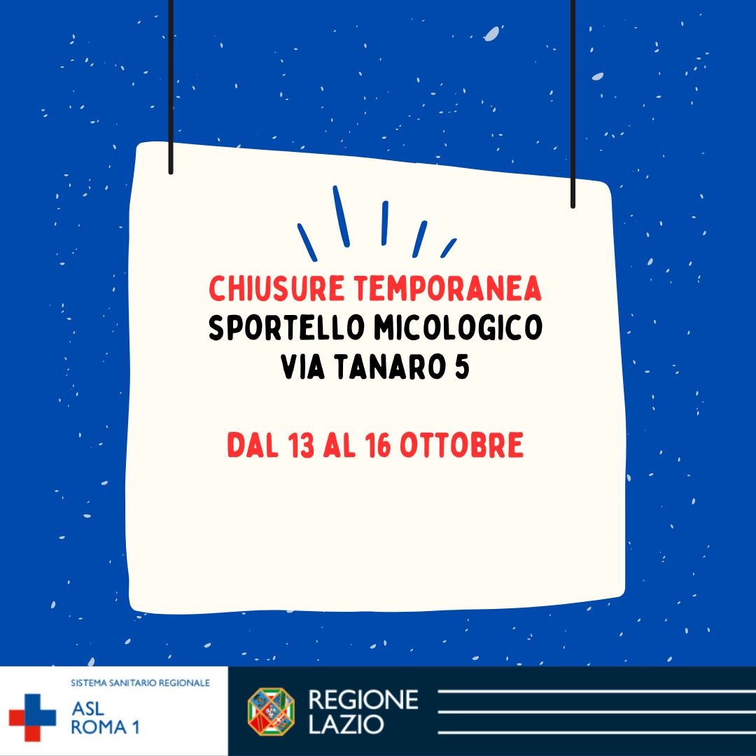 Chiusura temporanea Sportello micologico dal 13 al 16 ottobre