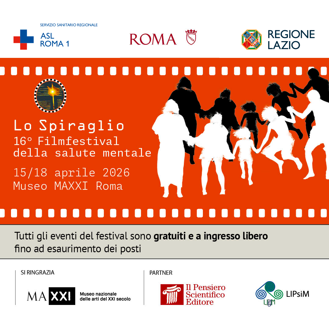 Dal 15 al 18 aprile la XVI edizione de Lo Spiraglio FilmFestival della salute mentale