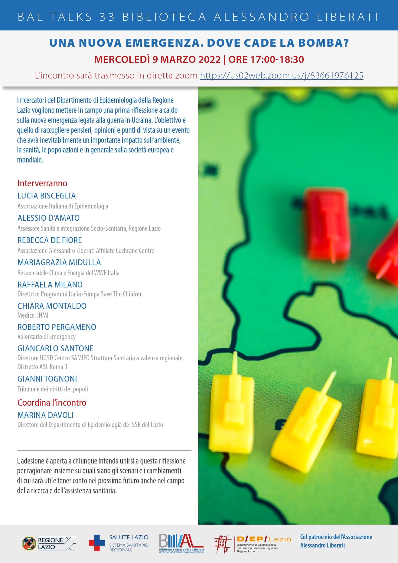 Il 9 marzo BAL Talks 33 “Una nuova emergenza. Dove cade la bomba?”
