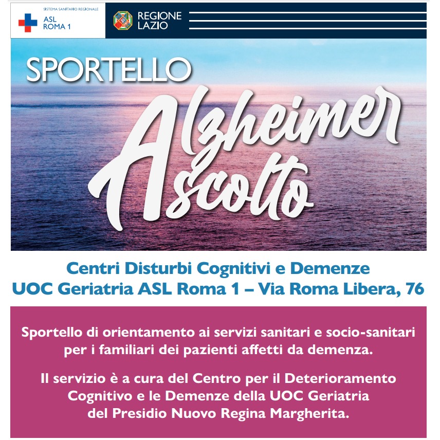 Sportello Alzheimer: il centro d’ascolto per familiari e caregiver delle persone con demenza