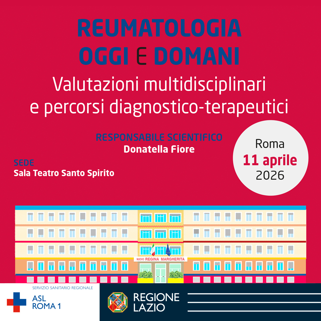 11 aprile Convegno ECM Reumatologia oggi e domani