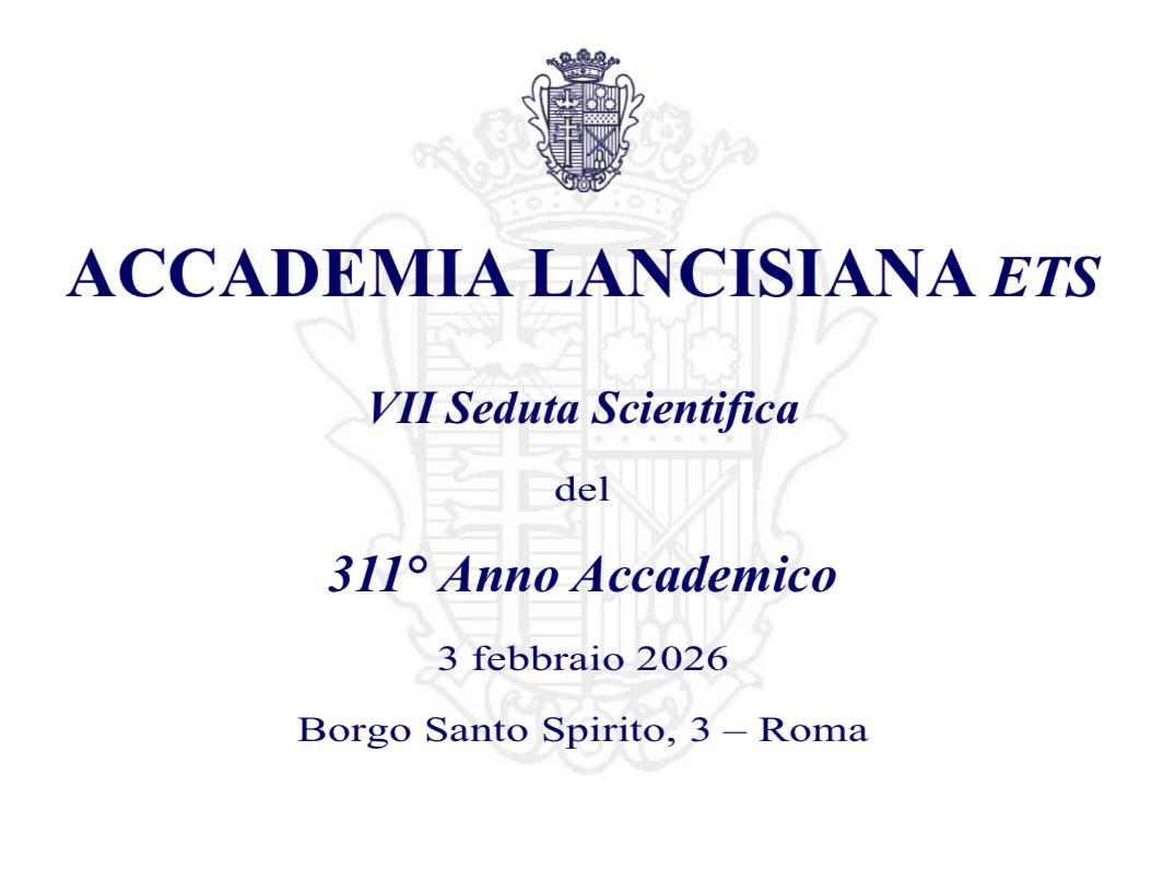 Accademia Lancisiana incontro sul tema “Dalla tutela dell’ambiente all’I.A.: nuovi percorsi nella prevenzione delle pandemie"