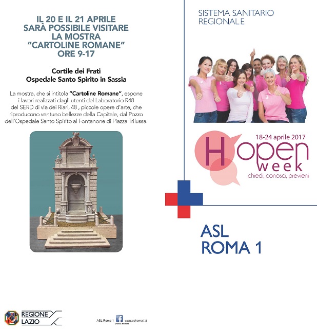 La ASL Roma 1 partecipa all'Open Week ONDA