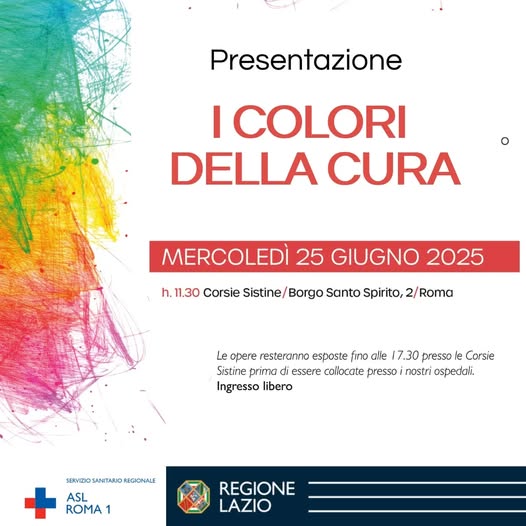 25 giugno "I colori della cura": un evento speciale dedicato all’arte come strumento di benessere