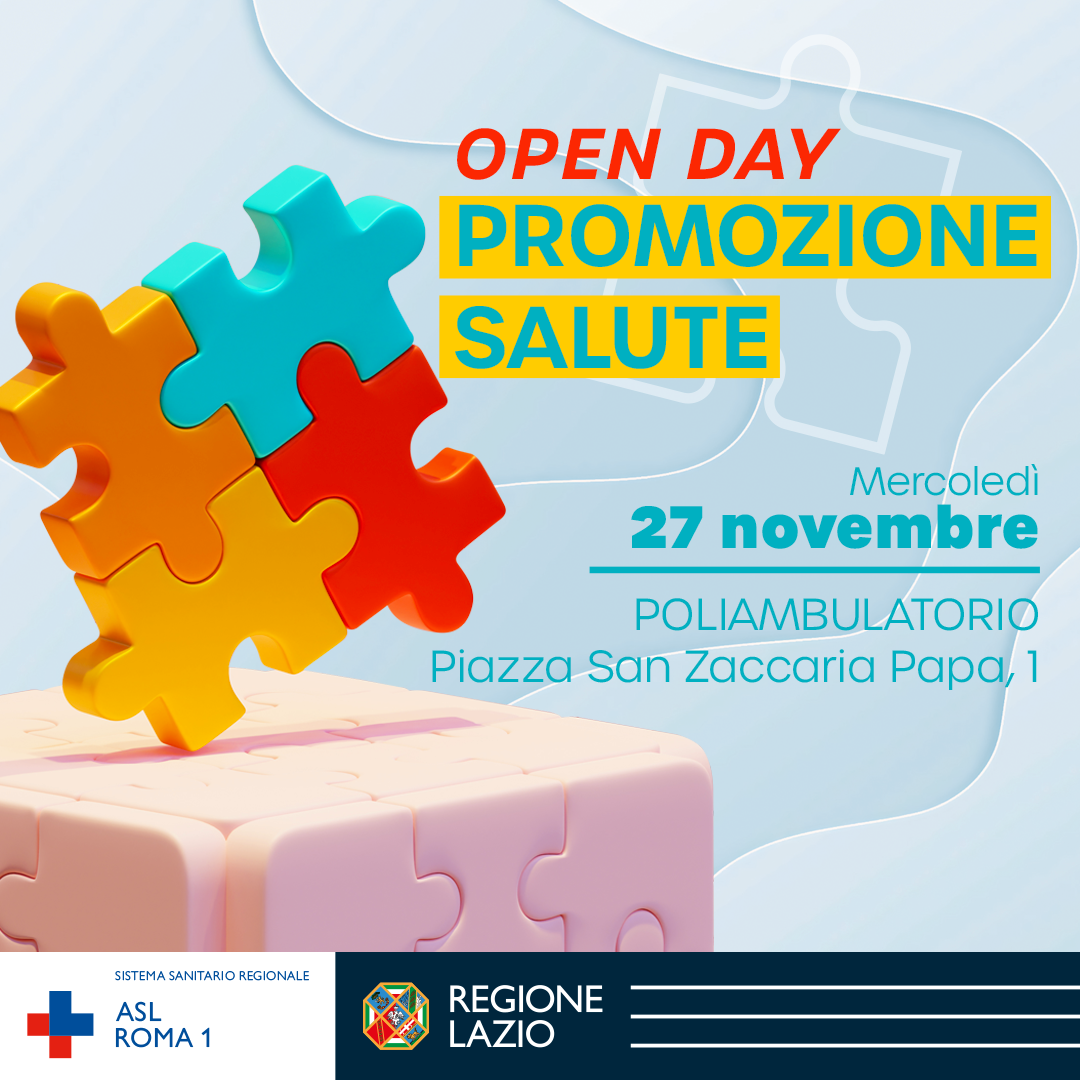 27 novembre Open Day Promozione Salute al Poliambulatorio San Zaccaria Papa