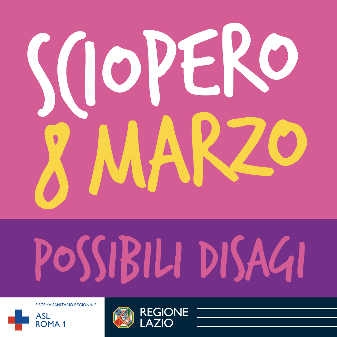 8 marzo Sciopero generale regionale: possibili disagi ai servizi CUP e di sportello