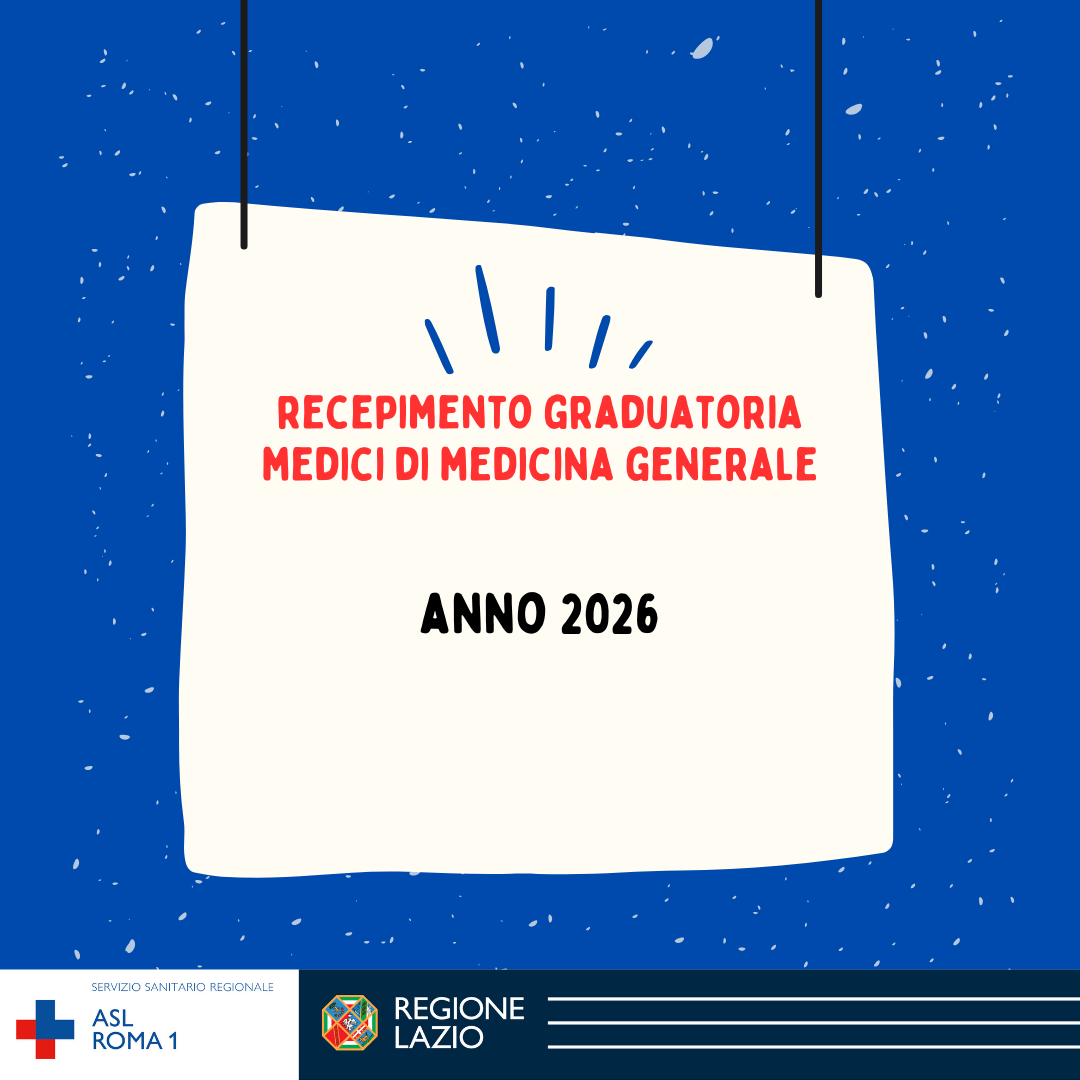 Recepimento della Graduatoria unica regionale definitiva della Medicina Generale valida per l'anno 2026