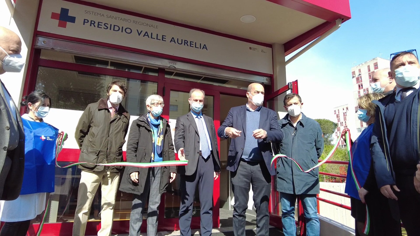 Valle Aurelia: Zingaretti inaugura centro prelievi