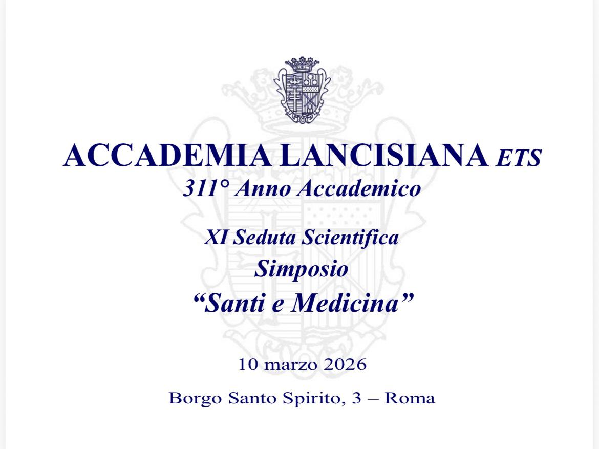 Accademia Lancisiana Simposio "Santi e Medicina"