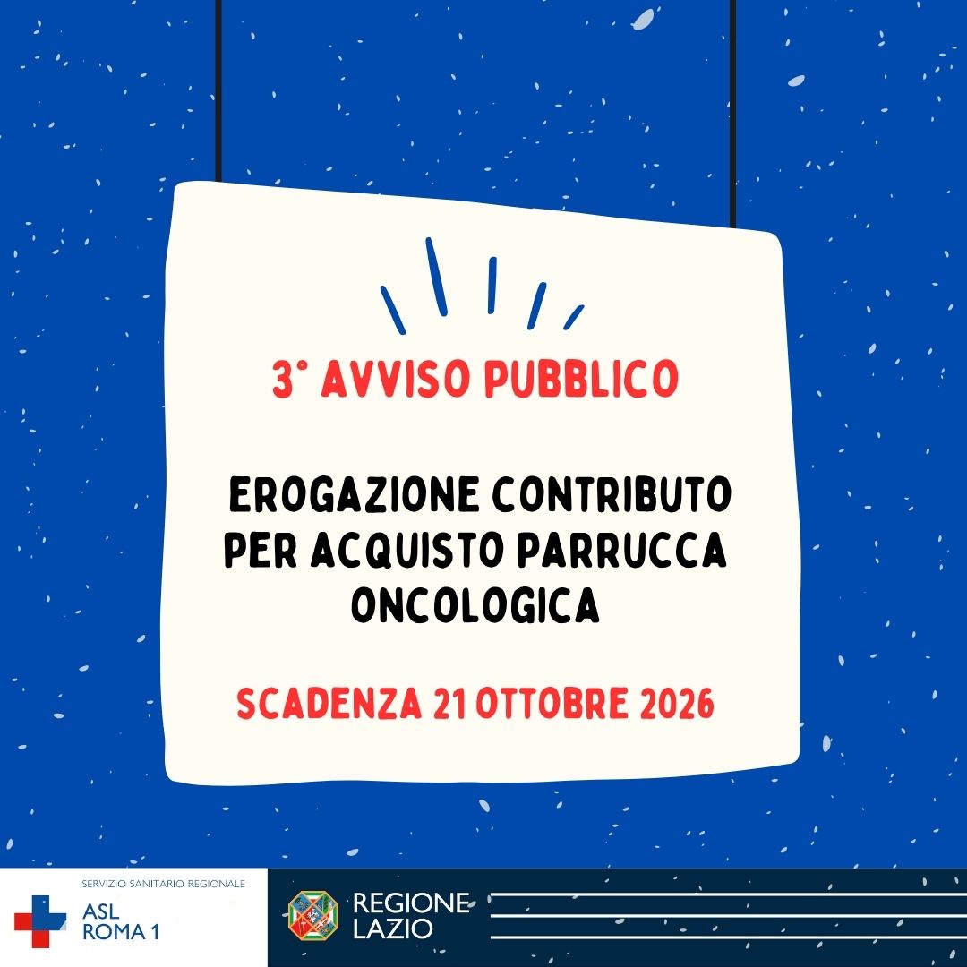 3° Avviso pubblico per l'erogazione dei contributi alle persone sottoposte a terapia oncologica per l'acquisto della parrucca