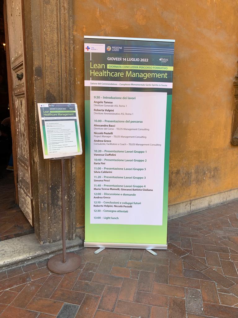 Giornata conclusiva percorso formativo Lean Healthcare Management