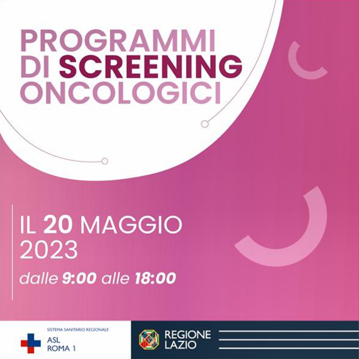 20 maggio. Giornata per la prevenzione oncologica: Screening gratuiti a Labaro - Prima Porta