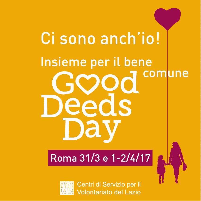 La ASL Roma 1 partecipa al Good Deeds Day