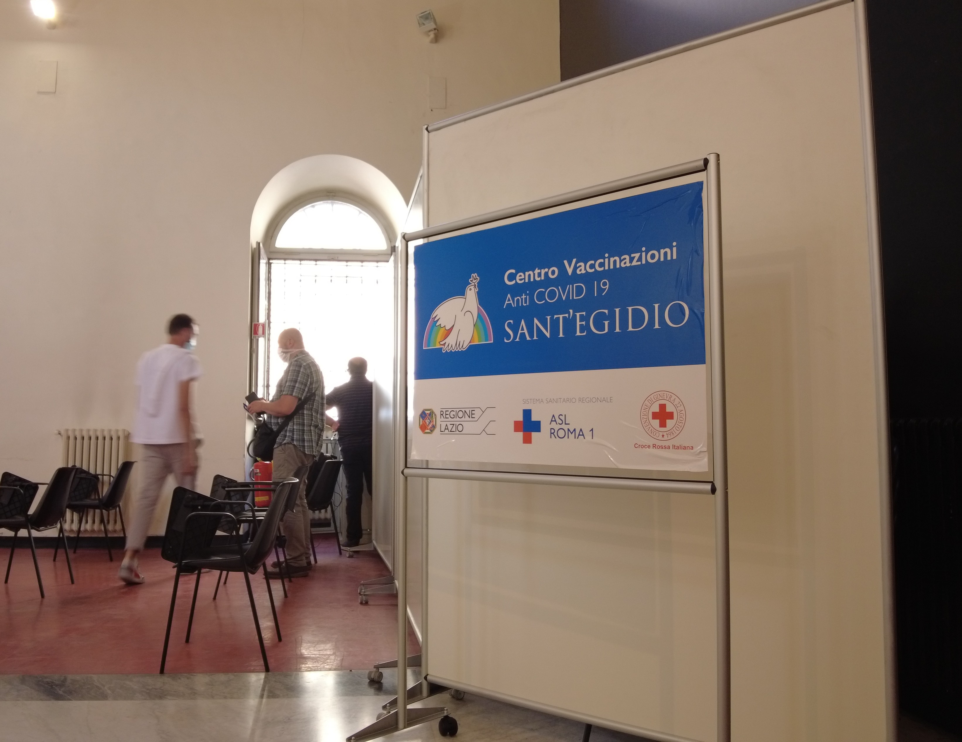 Apertura HUB vaccinale Sant'Egidio