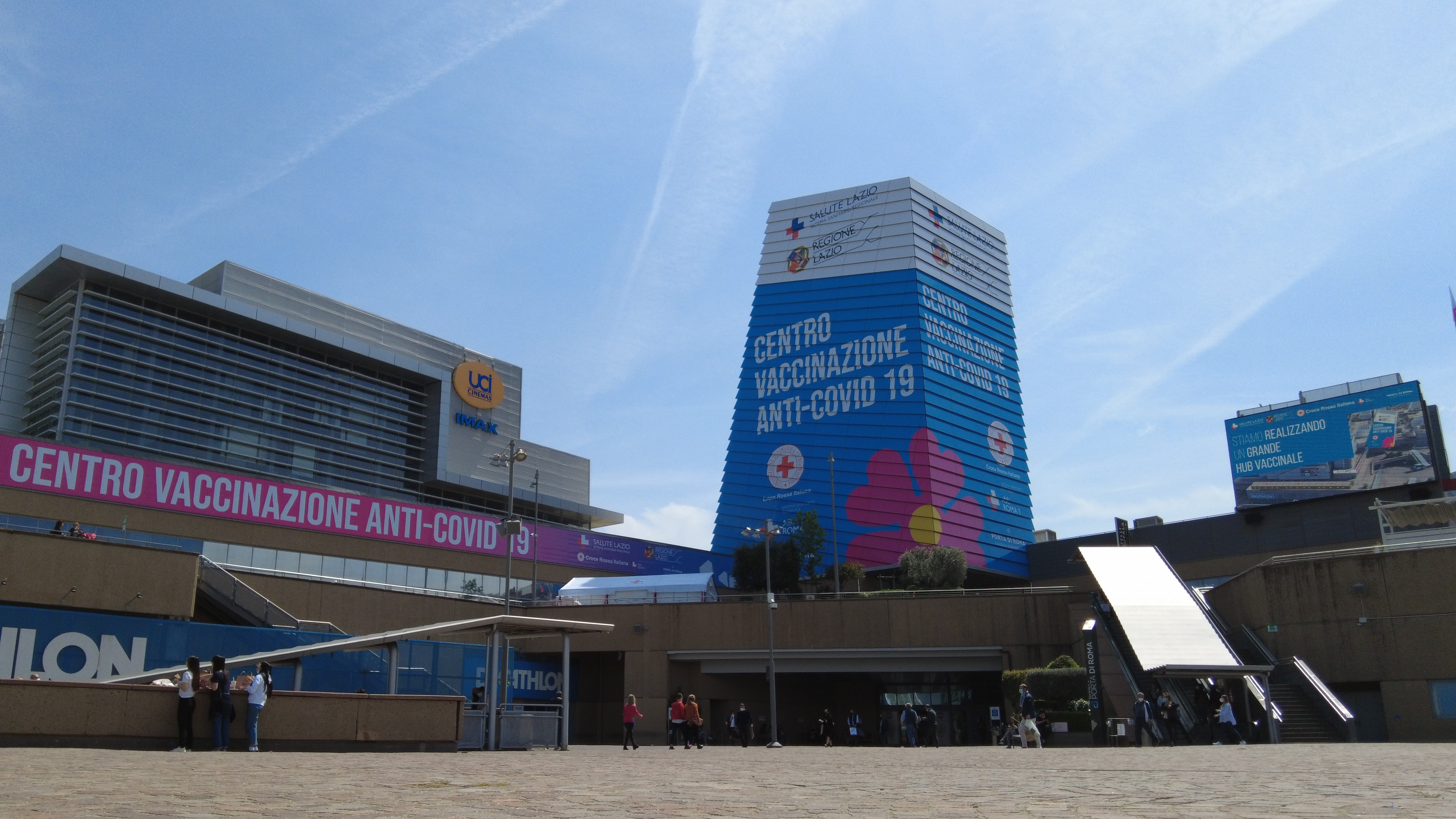 Si inaugura il 2 maggio nuovo Hub vaccinale a Porta di Roma