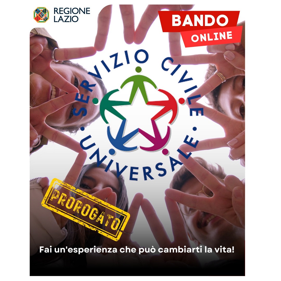 Proroga scadenza presentazione domande di partecipazione bando volontari Servizio Civile Universale