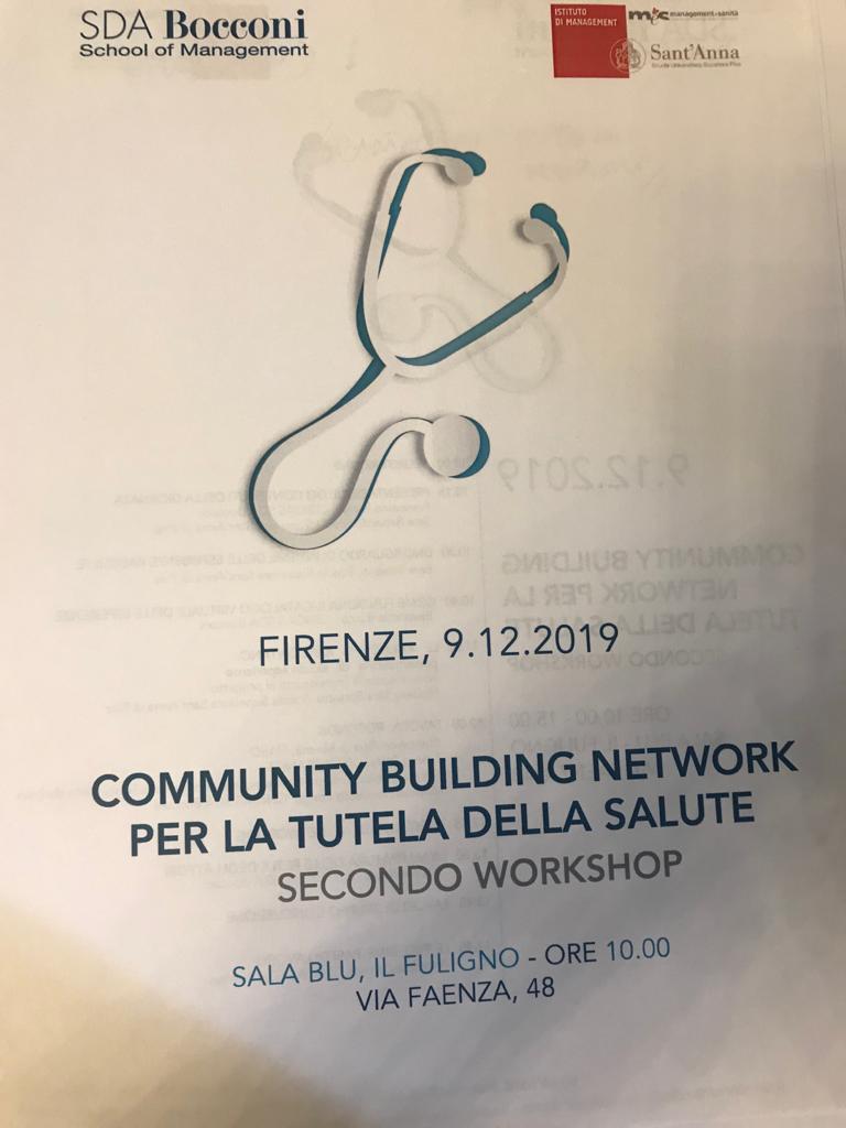 Community Building per la tutela della salute
